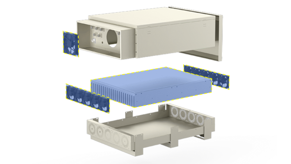 Prison-Signal-Jammer-Heat-Dissipation-Structure-Exploded-Diagram